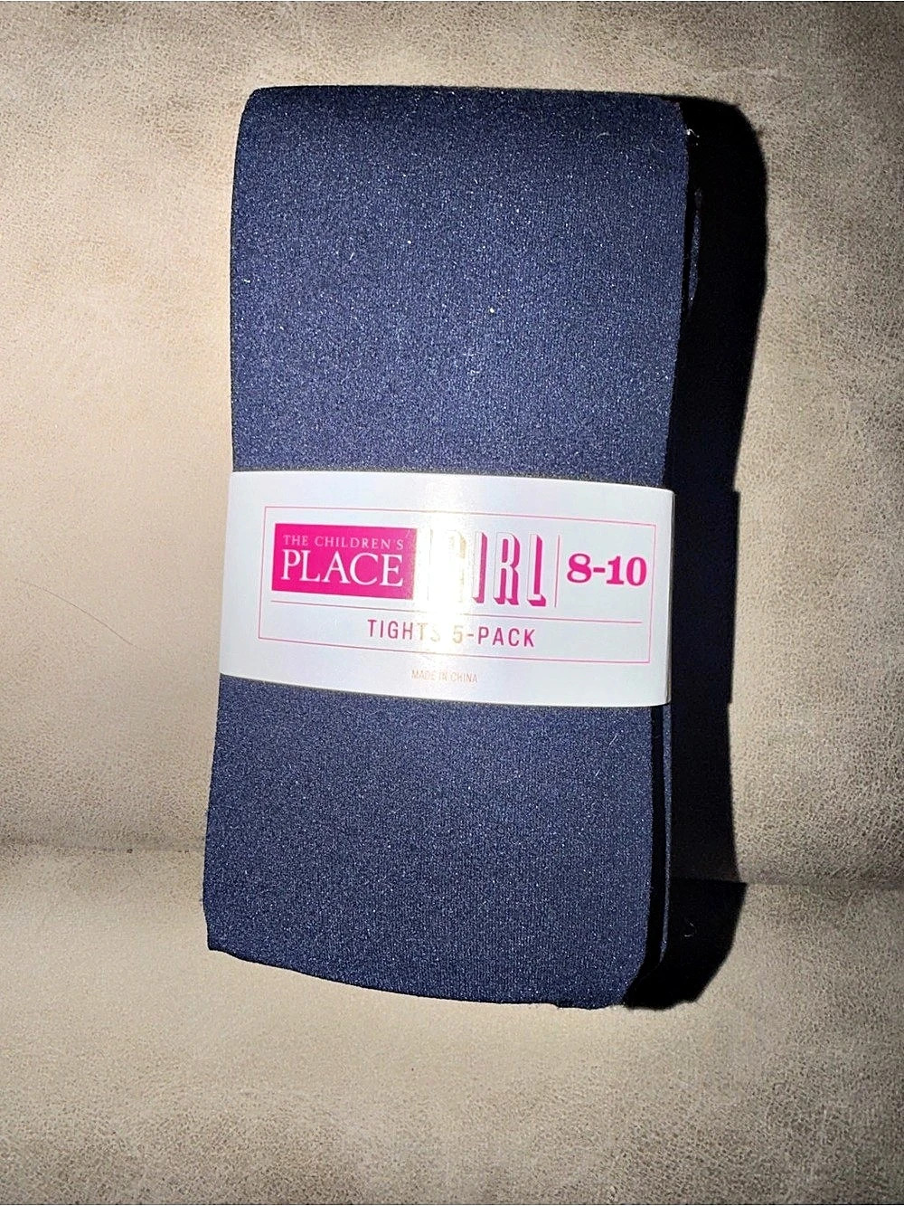 The Children's Place Girls Microfiber Tights 5-Pack Size 8-10 Blue
